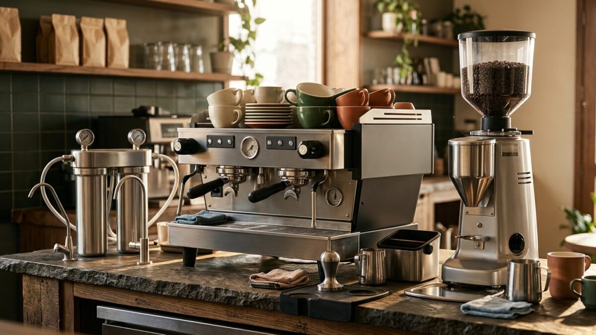 Cafe Beverage Station Planning: Espresso Machines, Grinders and Water Filtration